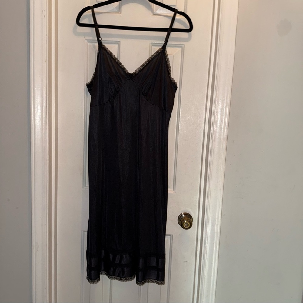 Vintage Sears Lace Slip Dress Lingerie Size L Feminine Cottagecore - Picture 5 of 8
